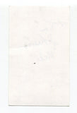 Kim Shriver Signed 3x5 Index Card Autograph Actress A Chorus Line