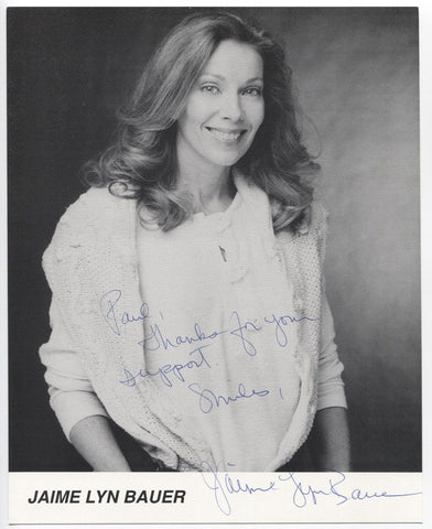 Jaime Lyn Bauer Signed 8x10 Inch Photo Autographed Vintage Signature