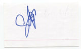 Jay Baruchel Signed 3x5 Index Card Autograph Signature Actor Knocked Up