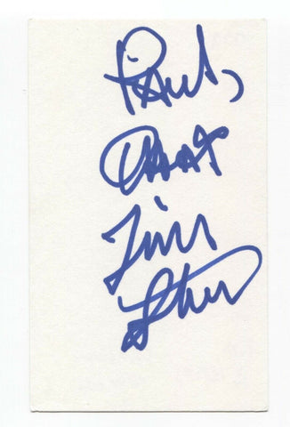 Tim Steeves Signed 3x5 Index Card Autographed Signature Comedian Stand Up Comic