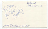 London Beat - Jimmy Chambers Signed 3x5 Index Card Autographed Signature