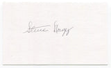 Steve Nagy Signed 3x5 Index Card Autographed MLB Baseball Pittsburgh Pirates