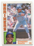 1984 Topps Domingo Ramos Signed Card Baseball MLB Autographed Auto #194