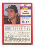 1990 Score John Cangelosi Signed Card Baseball MLB Autographed AUTO #367