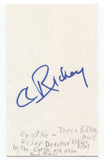 Cristine Richey Signed 3x5 Index Card Autographed Film Director Tops and Bottoms