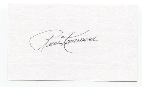 Russ Kemmerer Signed 3x5 Index Card Baseball Autographed Signature