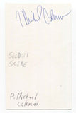 The Seldom Scene - T. Michael Coleman Signed 3x5 Index Card Autographed