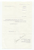 Pierre Pflimlin Signed Letter TLS Autographed Signature Prime Minister of France