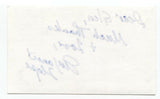 Roxanna Hope Radja Signed 3x5 Index Card Autographed Actress Law And Order