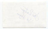 Jose Restrepo Signed 3x5 Index Card Autographed Signature Actor