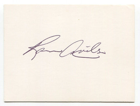 Ramon Aviles Signed ~3x4 Card Autographed Baseball MLB Red Sox World Series