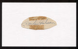 Rocky Nelson Signed Cut Autograph Signature Signed Circa 1962 Baseball