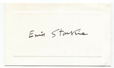 Enid Starkie Signed Photo Autographed Signature Literary Critic