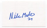 Nick Mattson Signed 3x5 Index Card Autographed Team USA Hockey