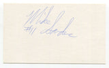 Mike Sanders Signed 3x5 Index Card Autographed Basketball Cleveland Cavaliers