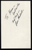 Bill Richardson Signed Book Page Cut Autographed Signature Governor