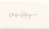 Wayne Granger Signed 3 x 5 Index Card Autographed Baseball Cincinnati Reds