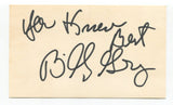 Billy Gray Signed 3x5 Index Card Autographed Actor Father Knows Best