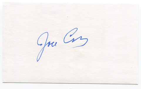 Jose Cruz Signed 3x5 Index Card Autographed MLB Baseball Houston Astros