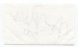 Nora McLellan Signed 3x5 Index Card Autograph Signature Actress X Files 