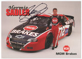 Hermie Sadler Signed 8x10 inch Photo NASCAR Racing Race Car Driver