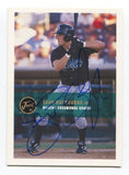 2000 Just Sean Burroughs Signed Card Baseball MLB Autographed AUTO #118