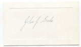 John Grebe Signed Card Autographed Signature Physicist at Dow Chemical