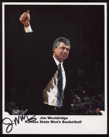 Jim Wooldridge Signed 8x10 Photo College NCAA Basketball Coach Autographed