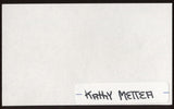 Kathy Mattea Signed Index Card  Autographed Signature AUTO From 1992