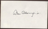 Alan Schlesinger Signed Index Card Autographed Signature AUTO