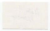Martin H. Greenberg Signed 3x5 Index Card Autographed Signature Author Writer