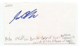 Peter O'Fallon Signed 3x5 Index Card Autographed Director Suicide Kings