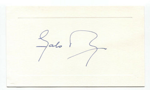 Galo Plaza Signed Card Autographed Signature Ecuadorian President