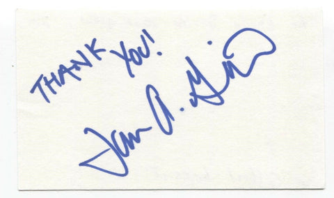 The Sheila Divine - Jim Gilbert Signed 3x5 Index Card Autographed Signature