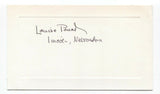 Louise Pound Signed Card Autographed Signature Feminist Nebraska Hall of Fame