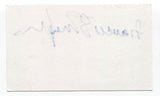 Frances Sternhagen Signed 3x5 Index Card Autographed Signature Actress Cheers