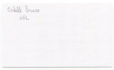 Ordell Braase Signed 3x5 Index Card Autographed  Baltimore Colts NFL ProBowl