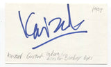 Kaizad Gustad Signed 3x5 Index Card Autograph Signature Director Bombay Boys