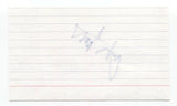 Chris Landreth Signed 3x5 Index Card Autograph Signature Animator Director