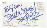 Keegan Connor Tracy Signed 3x5 Index Card Autograph Signature Once Upon A Time