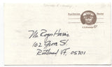 Edward Grove Signed Handwritten Letter ALS Autographed Vintage Sculptor 