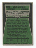 1975 Topps Jim Merlo Signed Card NFL Football Autographed AUTO #408