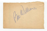 Bill Williams Signed Cut Autographed Actor Kit Carson