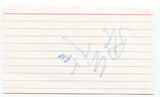 Bob McKenzie Signed 3x5 Index Card Autographed Canadian Sports Journalist