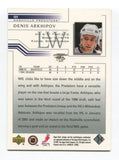 2001 Upper Deck Denis Arkhipov Signed Card Hockey NHL Autograph AUTO #101