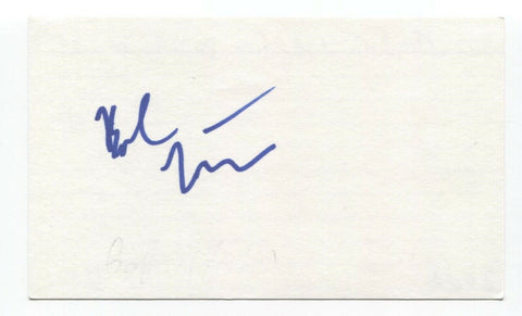 Bob Martin Signed 3x5 Index Card Autographed Signature Actor Comedian