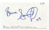 Bruce Smirnoff Signed 3x5 Index Card Autographed Signature Comedian Comic Actor