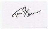 Tom Brennan Signed 3x5 Index Card Autographed Signature Baseball