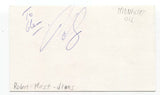 Midnight Oil - Rob Hirst Signed 3x5 Index Card Autographed Signature Band