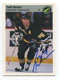 1993 Classic Pro Prospects Todd Nelson Signed Card Hockey Autograph AUTO #42